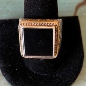 Konstantino Black Onyx Ring -Size 10.5/11